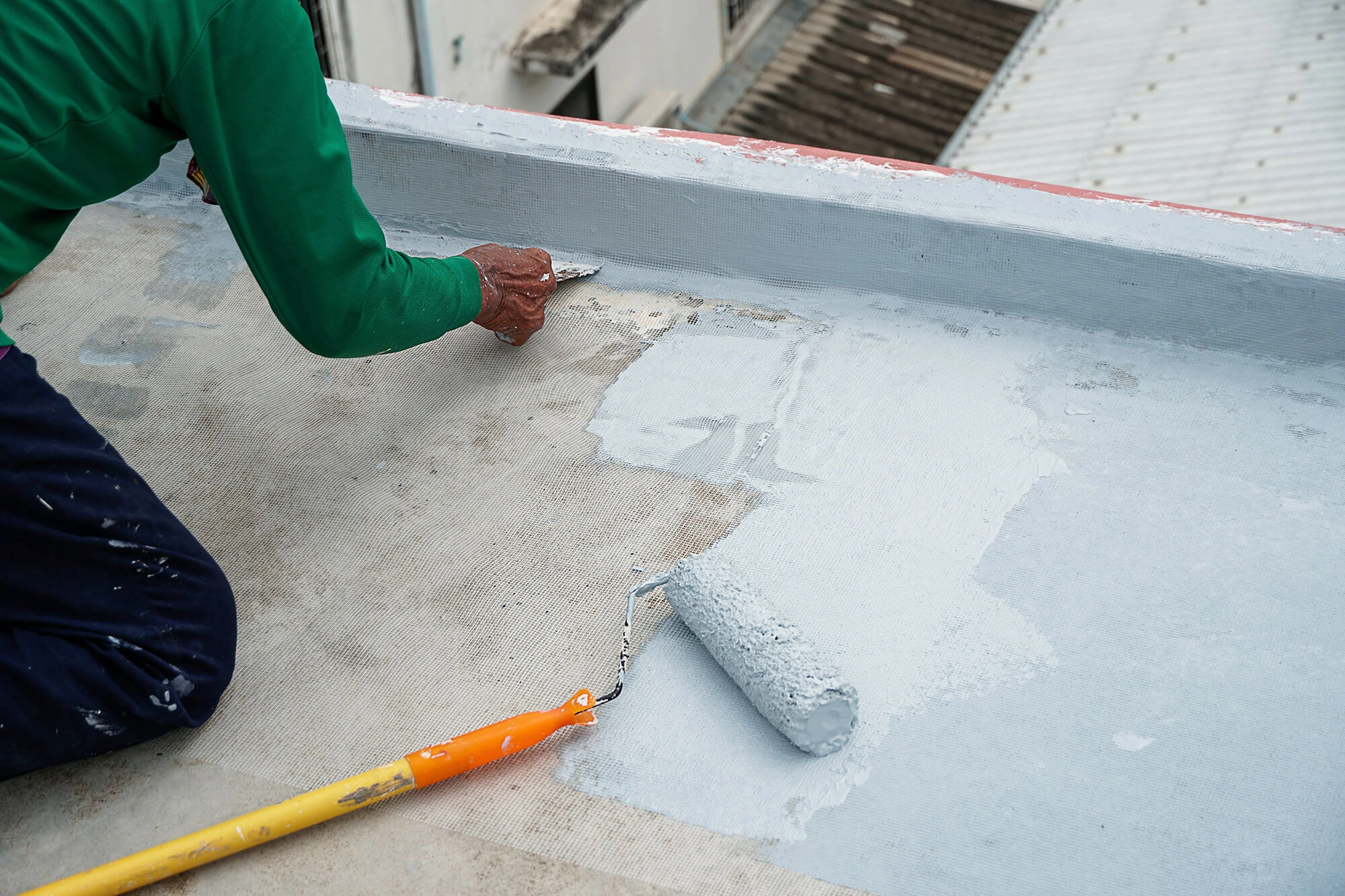 Roofs and Terraces Leak Water